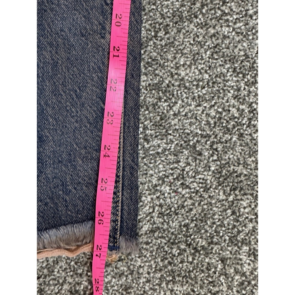 Free People We The Free Maggie Mid-Rise Straight Leg Jeans - Back Alley Blue -28 - Picture 7 of 9